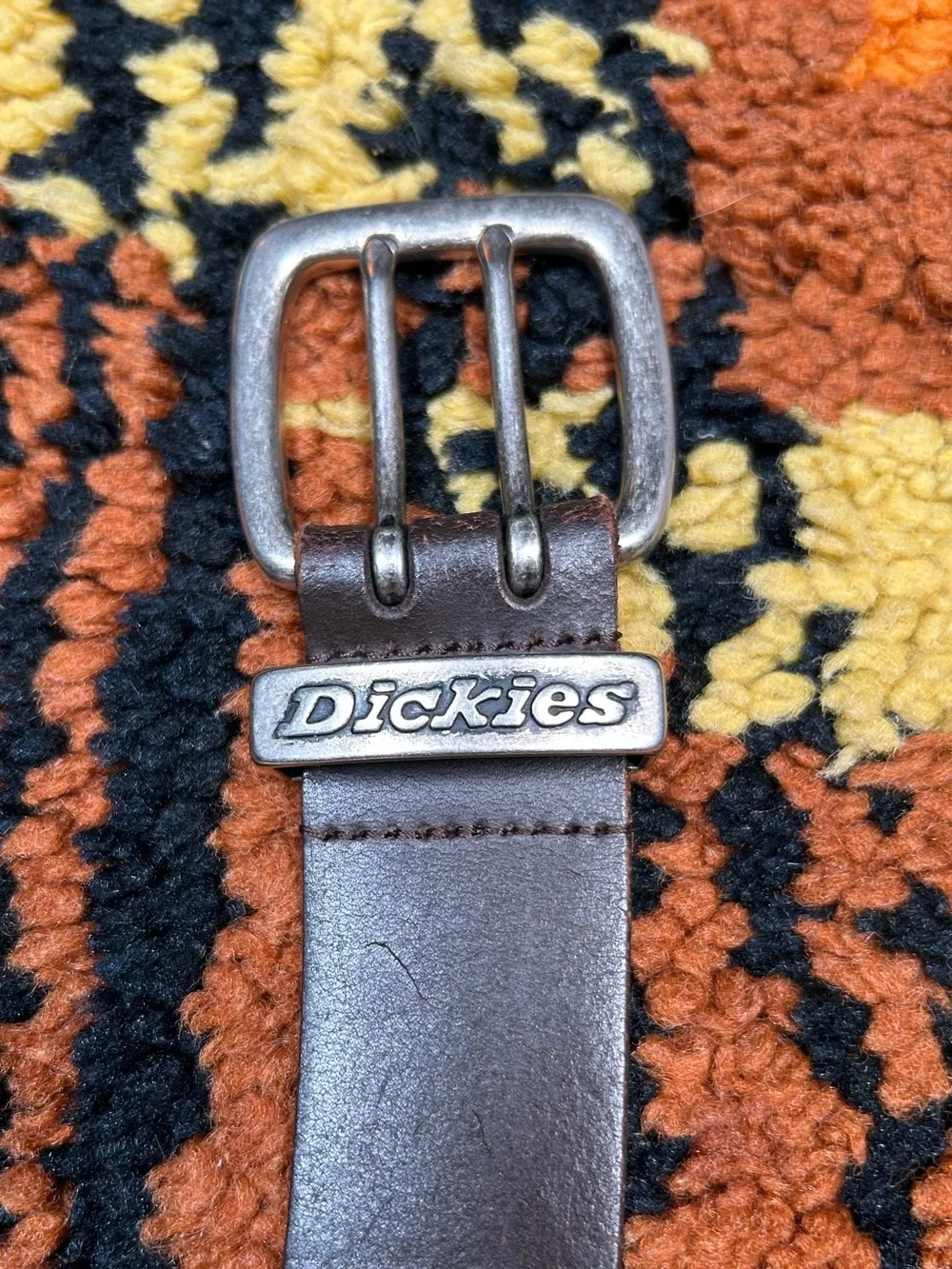 DICKIES, two prong leather belt!!
